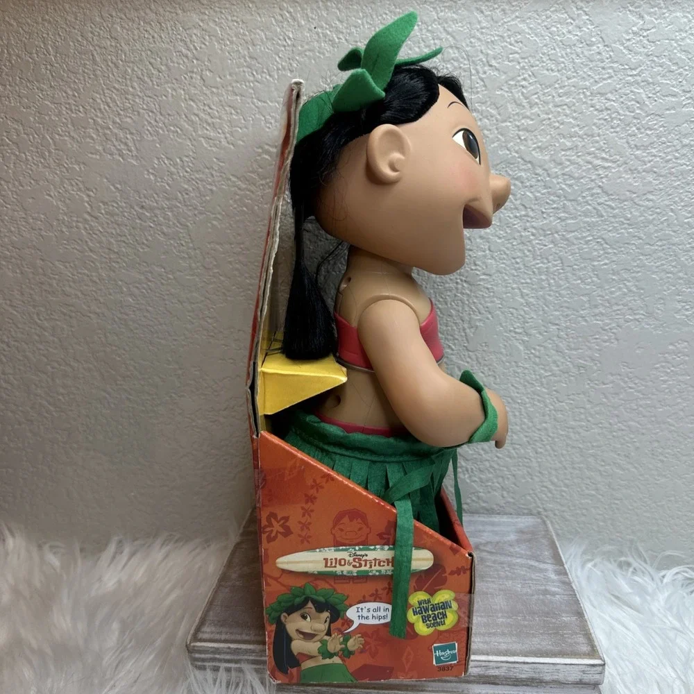 $56 🌙 Disney Lilo & Stitch Musical Hula Dancing Lilo Doll 2002 Hasbro New